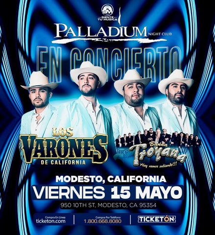 MAY 15- LOS VARONES @ PALLADIUM