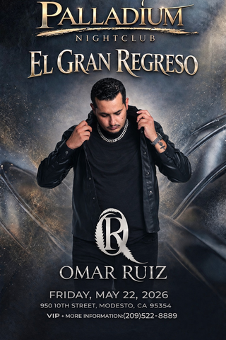 MAY 22- OMAR RUIZ @ PALLADIUM